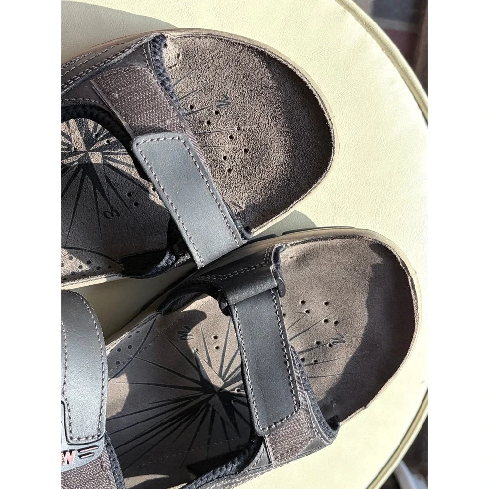 Weinbrenner Mens Leather Hiking Sandals Brown L-FOAM Strappy 12 US Gorpcore‎